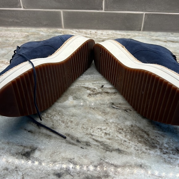 Clarkes Artisan blue suede platform - Picture 8 of 8